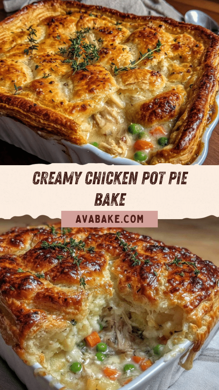 chicken pot pie casserole recipe