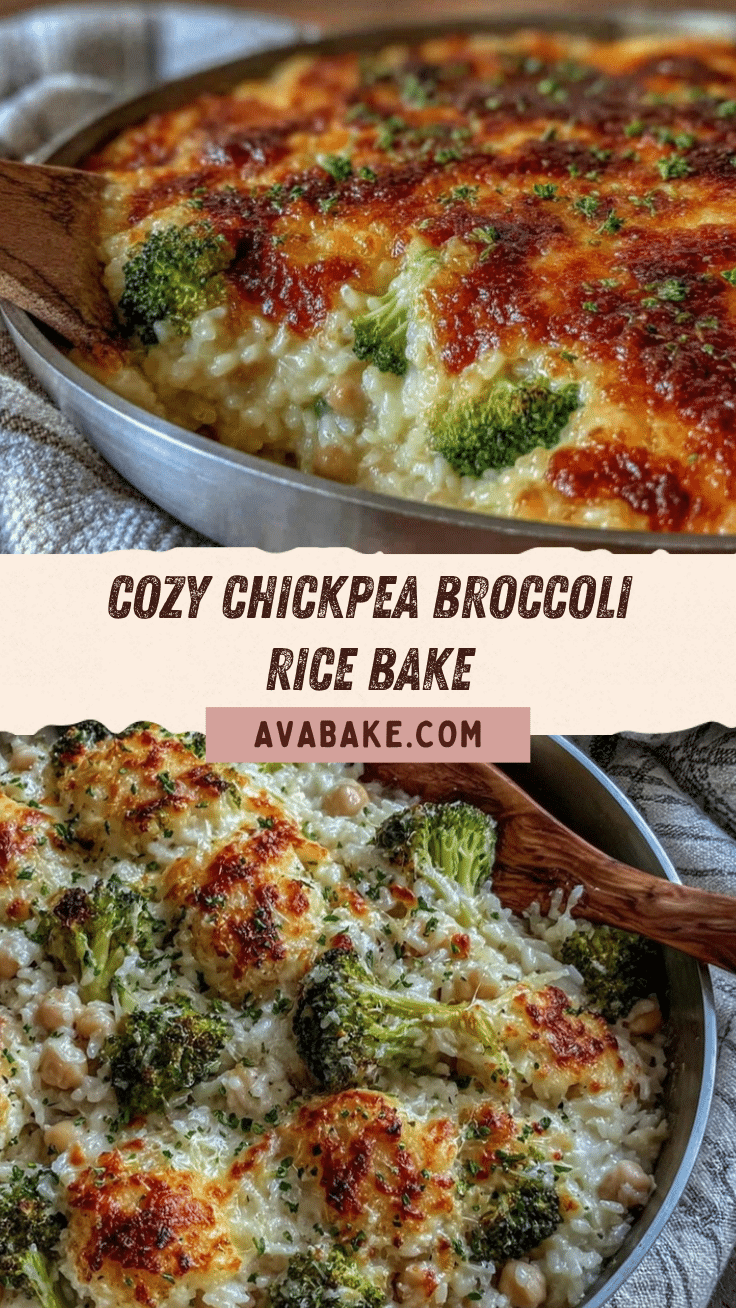 chickpea broccoli rice casserole recipe