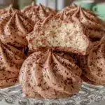 chocolate meringue cookies - featured image