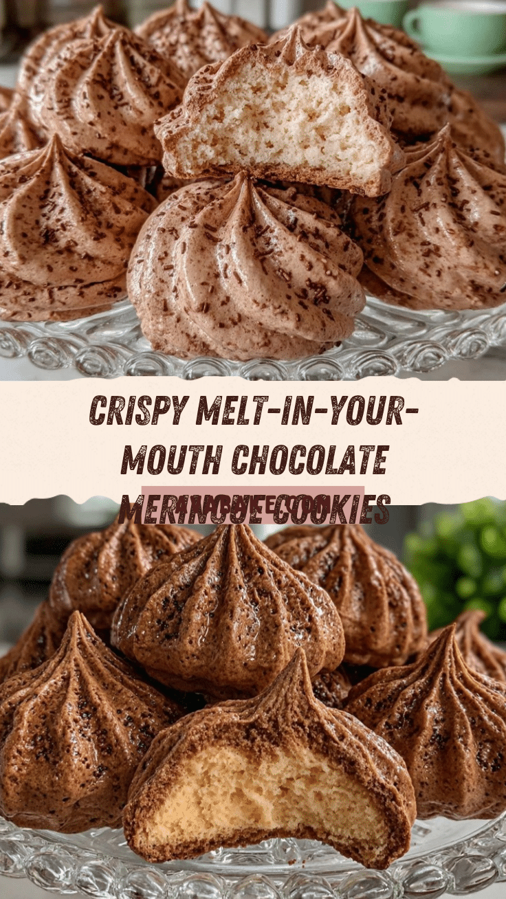 chocolate meringue cookies recipe