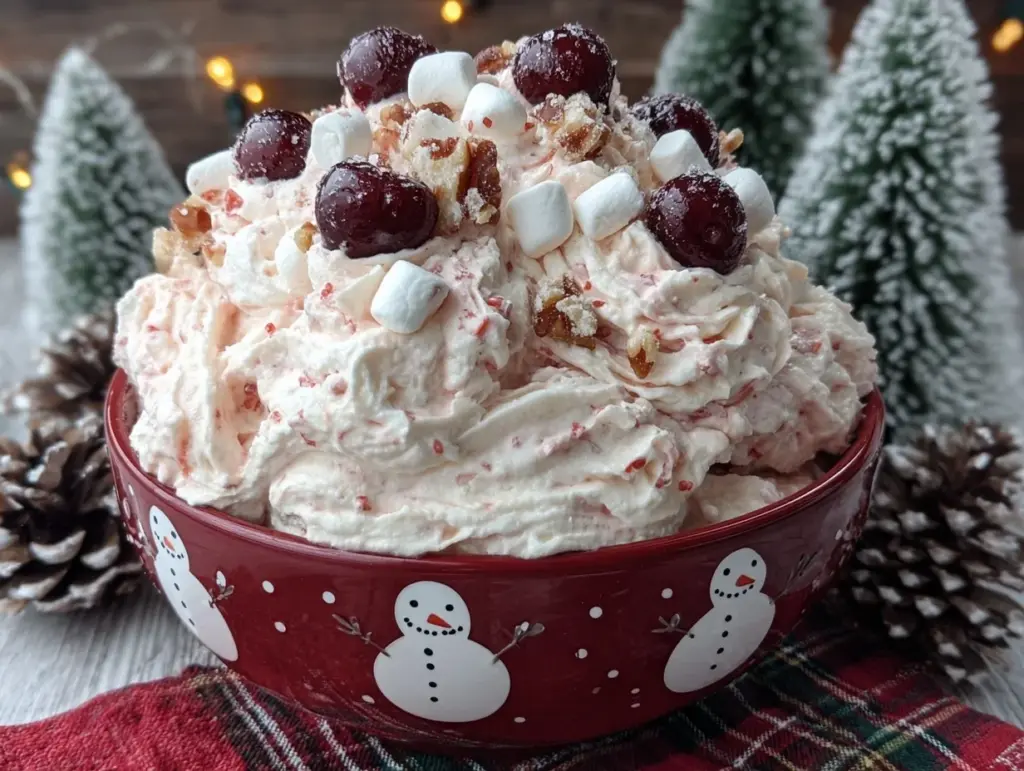 Christmas cherry fluff - featured image