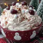 Christmas cherry fluff - featured image
