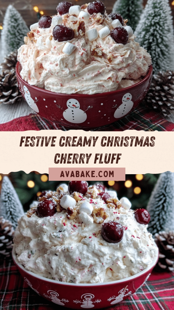 Christmas cherry fluff recipe