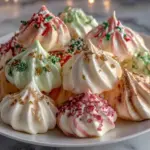 Christmas meringue cookies - featured image