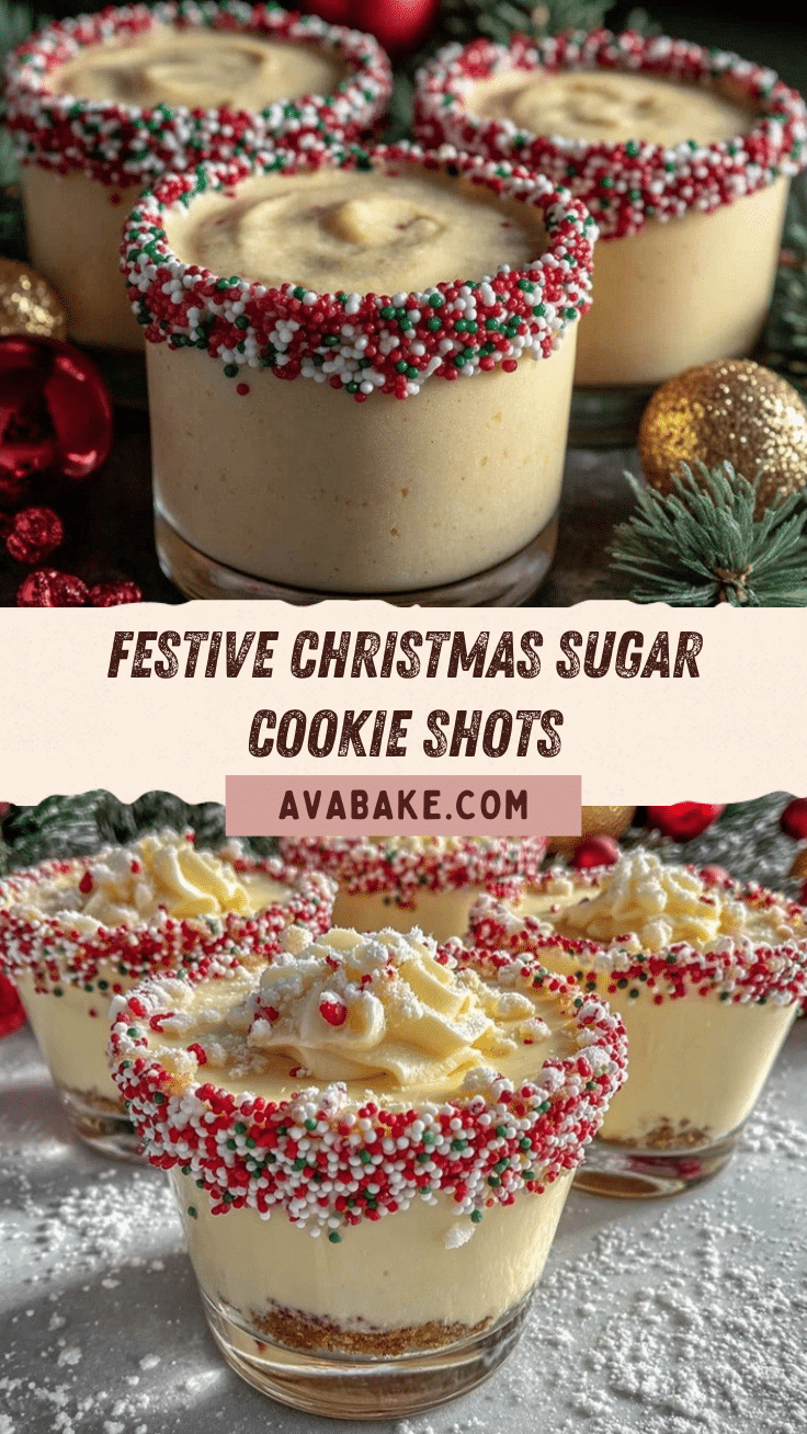 Christmas Sugar Cookie Shots recipe