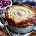 creamy cheesecake in a mug - featured image