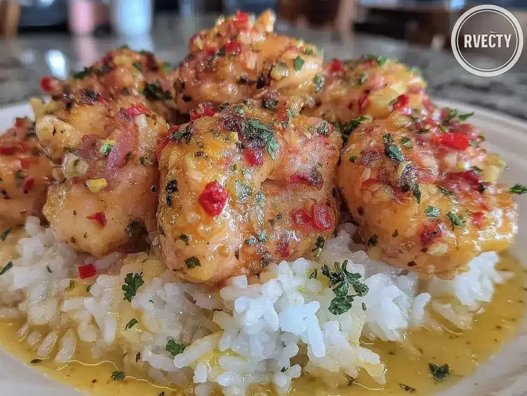 creamy chicken scampi - featured image