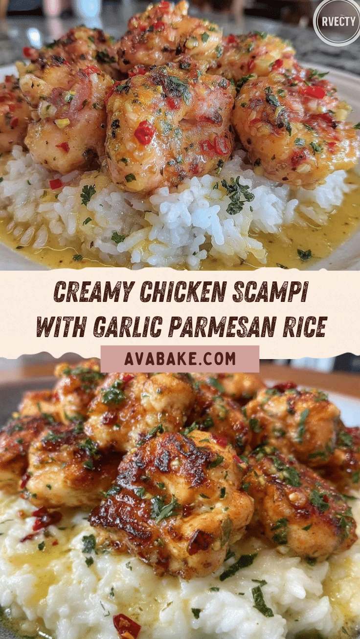 creamy chicken scampi recipe