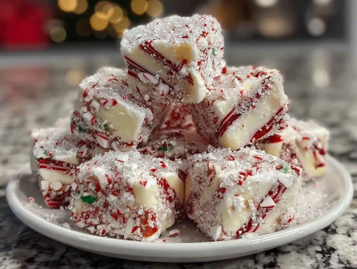 Creamy Christmas Peppermints preparation steps