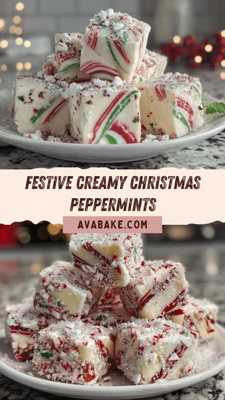 Creamy Christmas Peppermints recipe