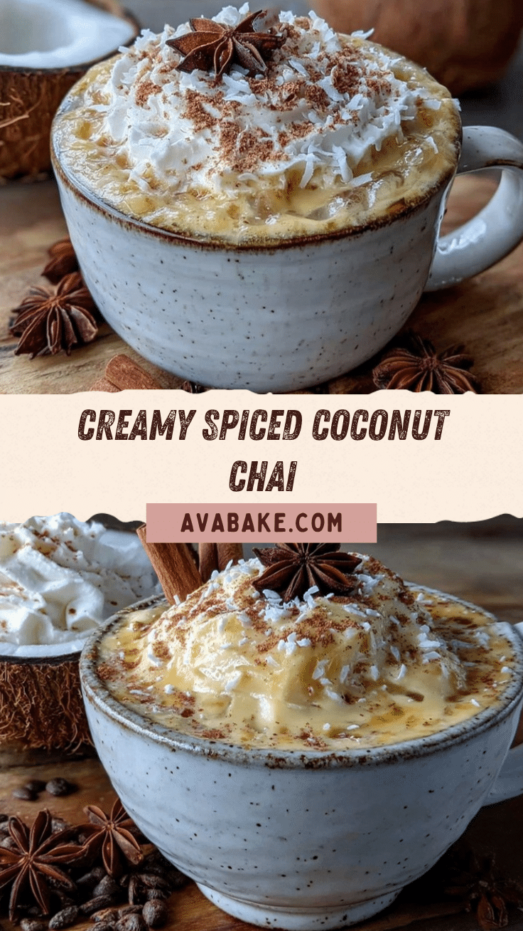 creamy coconut chai latte recipe