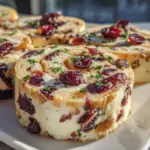 Creamy Cranberry Feta Pinwheels - featured image