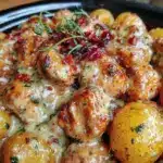 Creamy Garlic Parmesan Chicken Crockpot - featured image