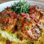 creamy garlic tuscan chicken - featured image