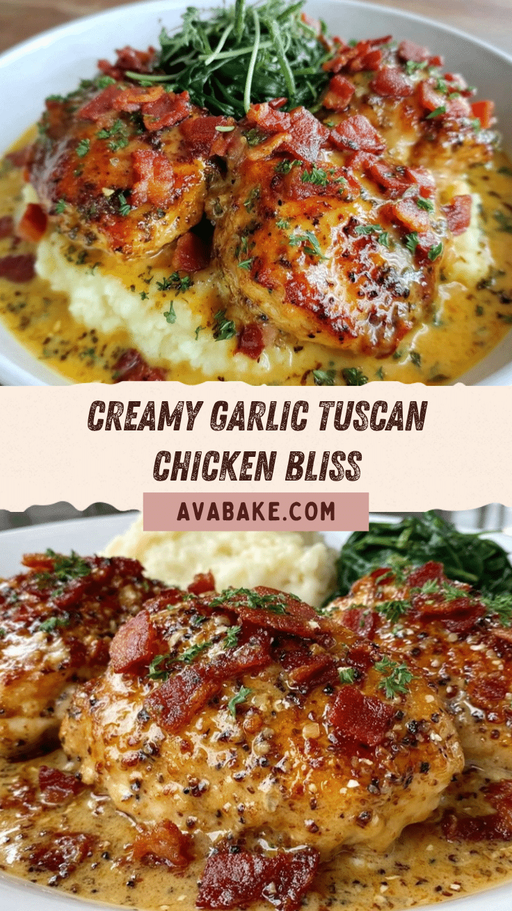 creamy garlic tuscan chicken recipe