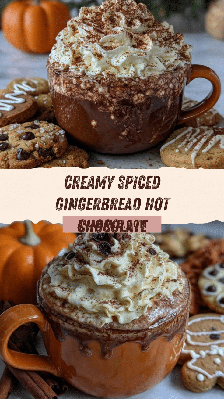 creamy gingerbread hot chocolate recipe