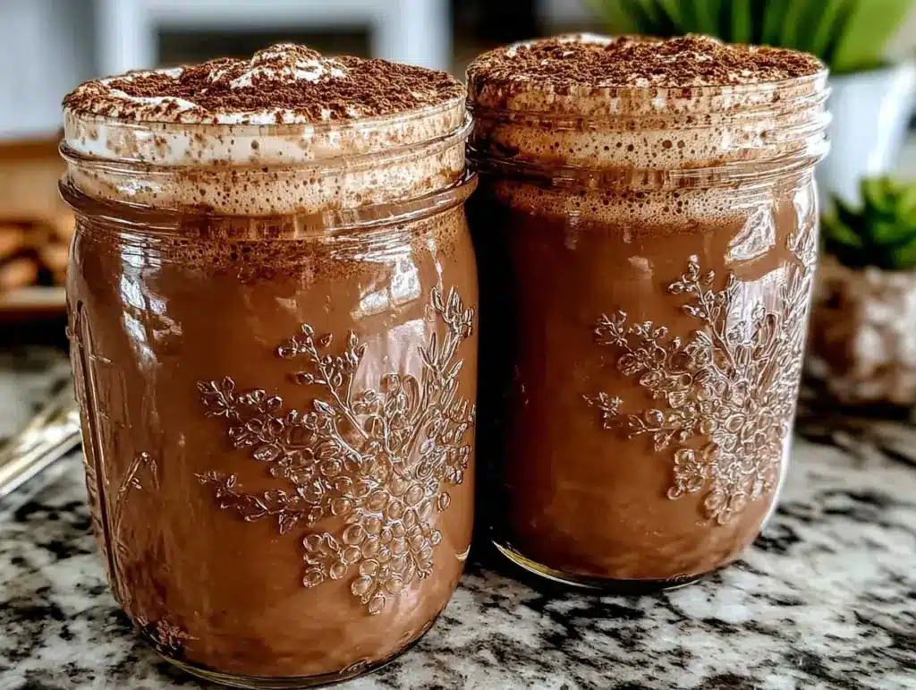 creamy homemade hot cocoa mix - featured image