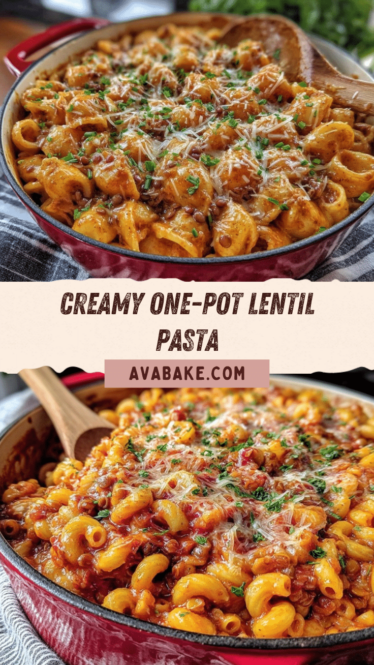 creamy lentil pasta recipe