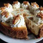 creamy molasses cookie cheesecake - featured image