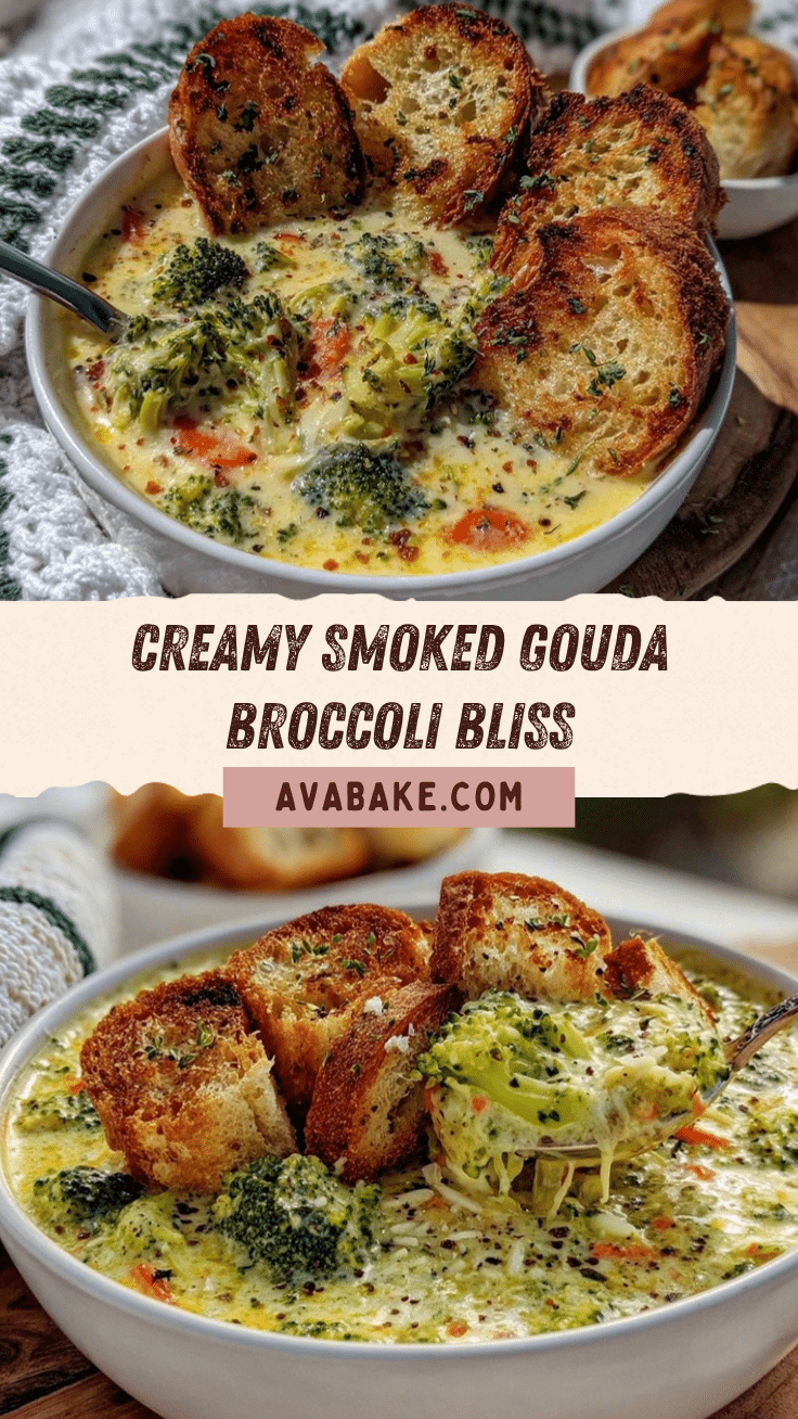 creamy smoked gouda broccoli soup recipe
