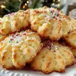 creamy spritz cookies - featured image
