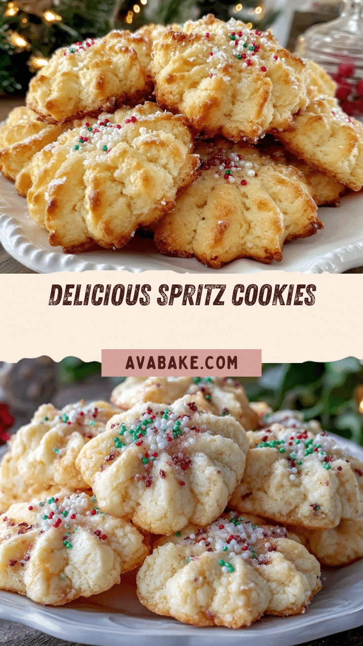 creamy spritz cookies recipe