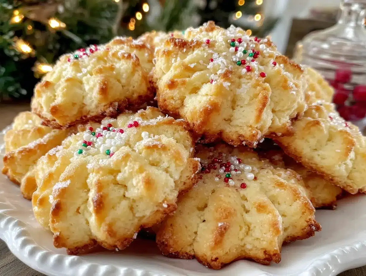 creamy spritz cookies - featured image