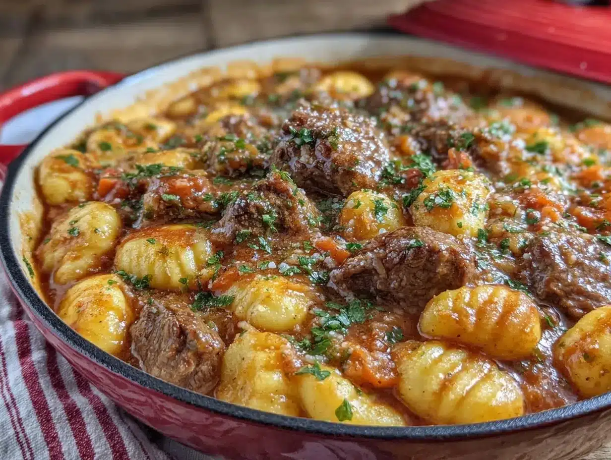 creamy tomato gnocchi preparation steps