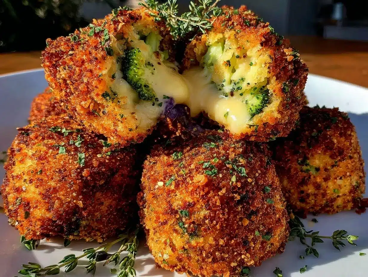 Crispy Broccoli Cheese Bites preparation steps