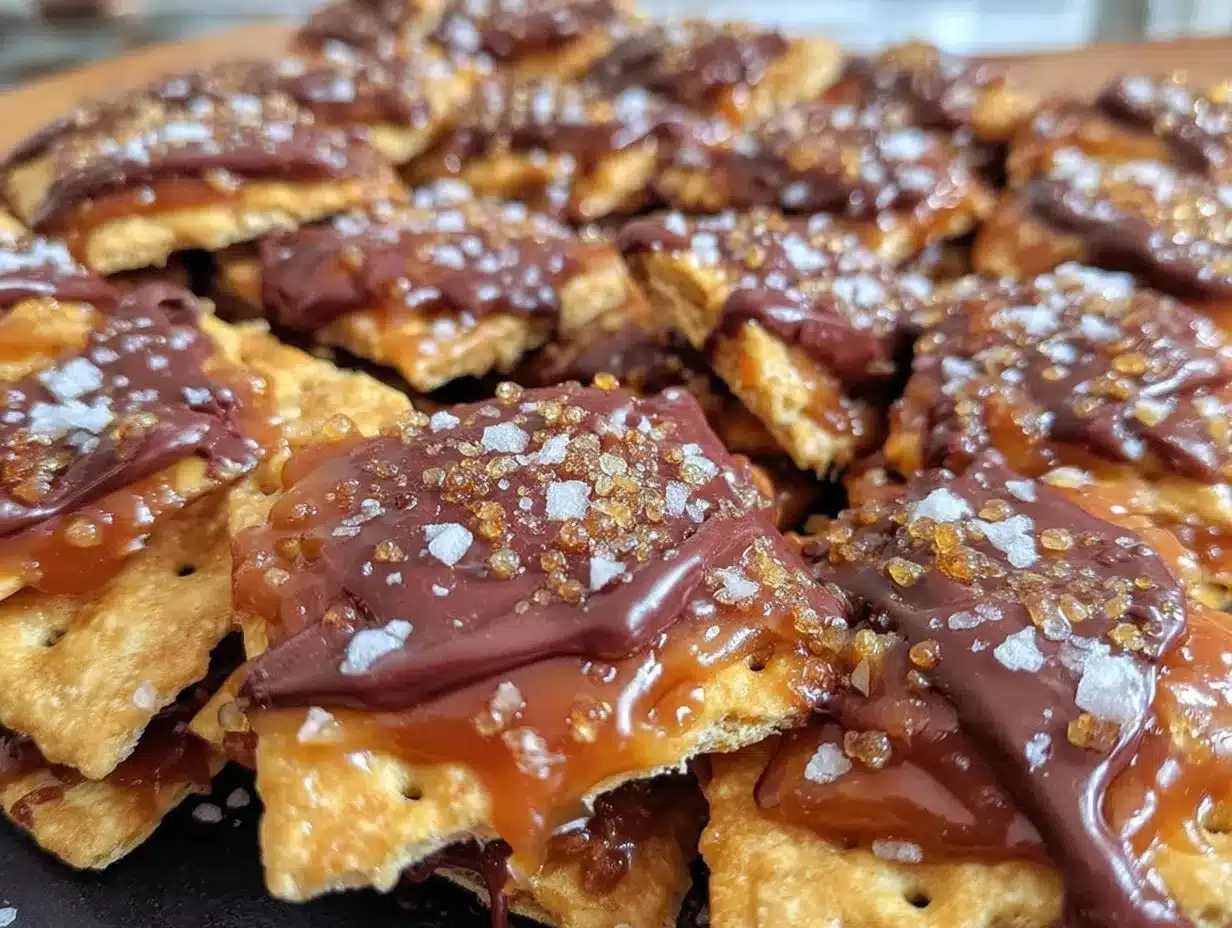 crispy Christmas cracker candy preparation steps