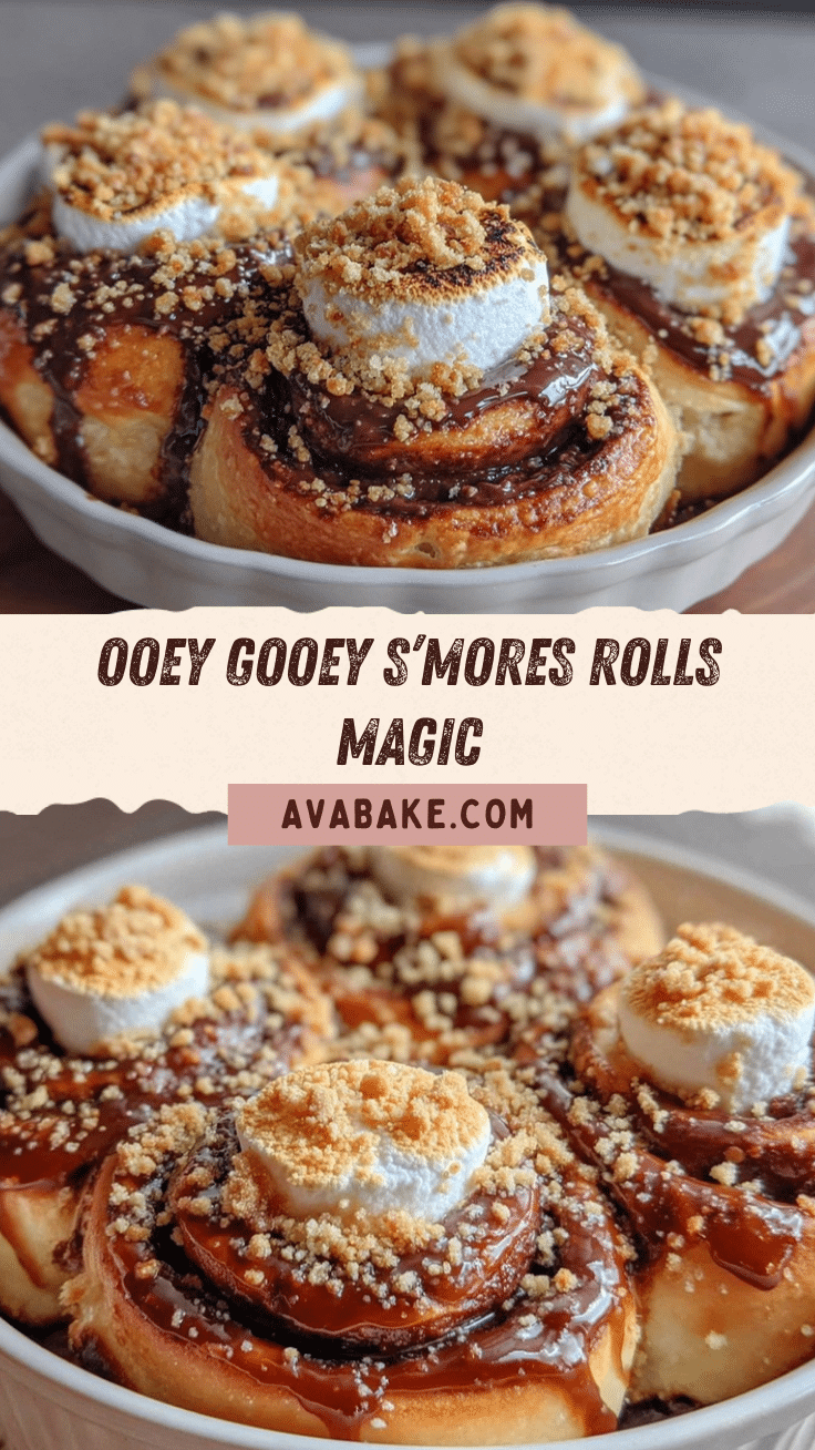 Crispy S’mores Rolls recipe