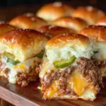 crispy sheetpan burger sliders - featured image