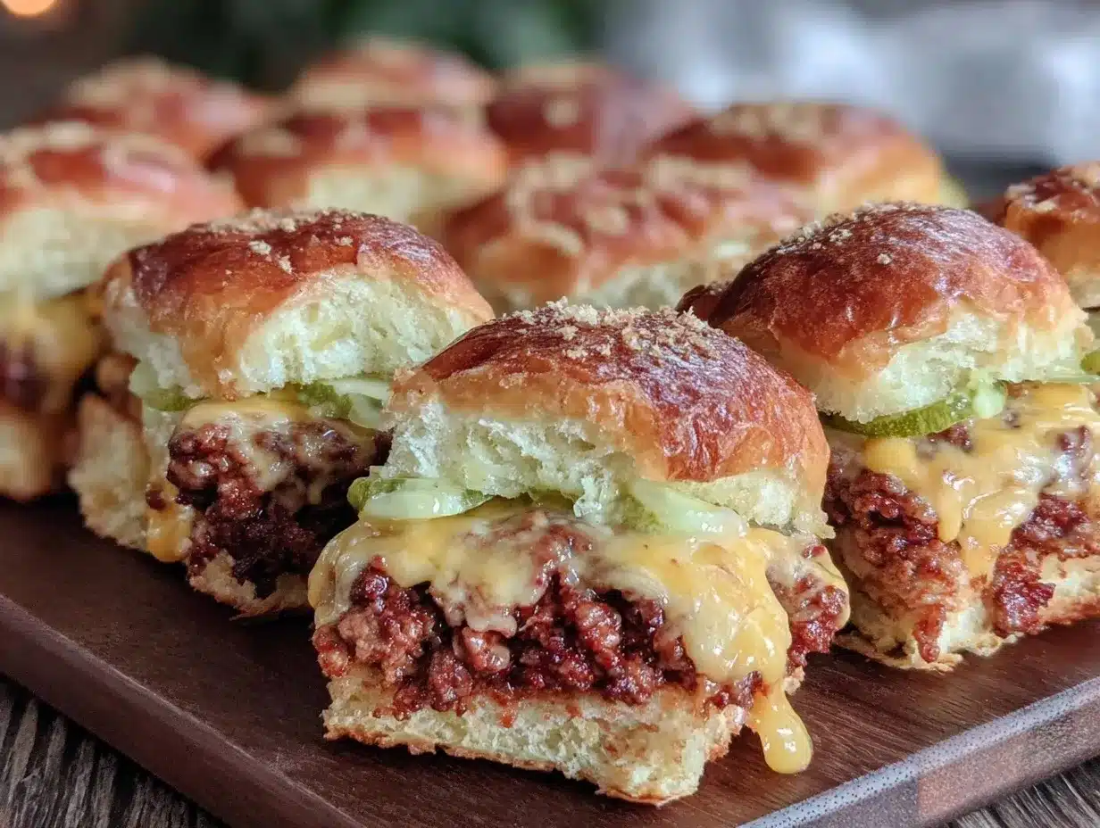 crispy sheetpan burger sliders preparation steps