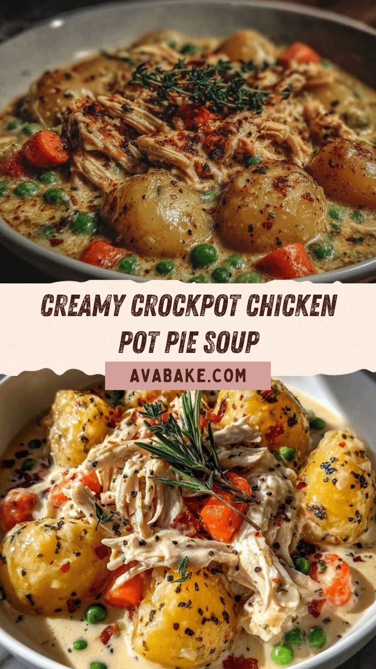 crockpot chicken pot pie soup recipe