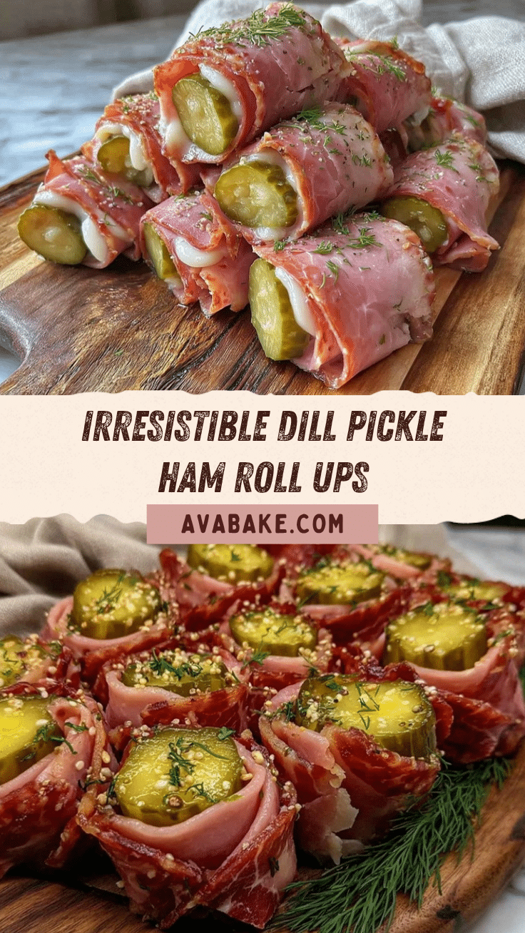 dill pickle ham roll ups recipe