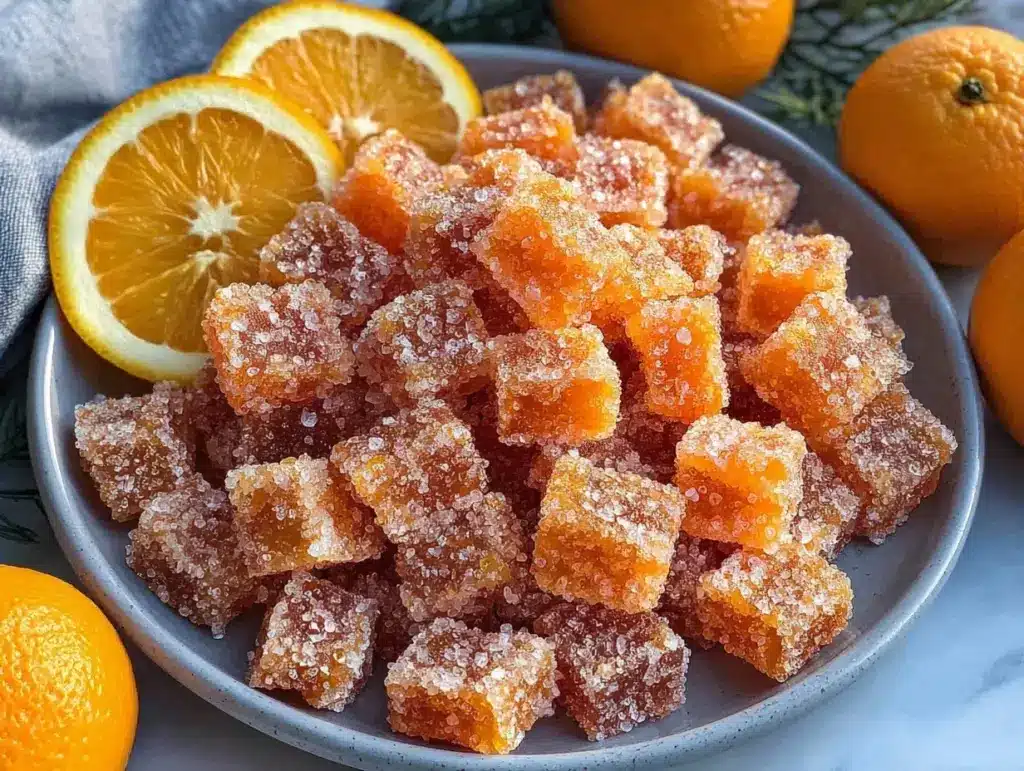 easy orange candy recipe - featured image
