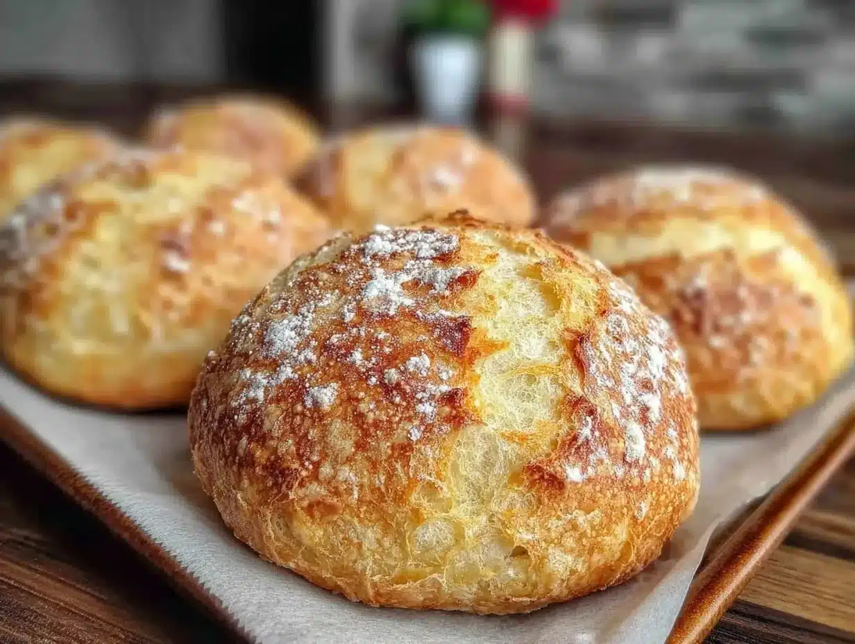 fluffy gluten-free bread rolls preparation steps