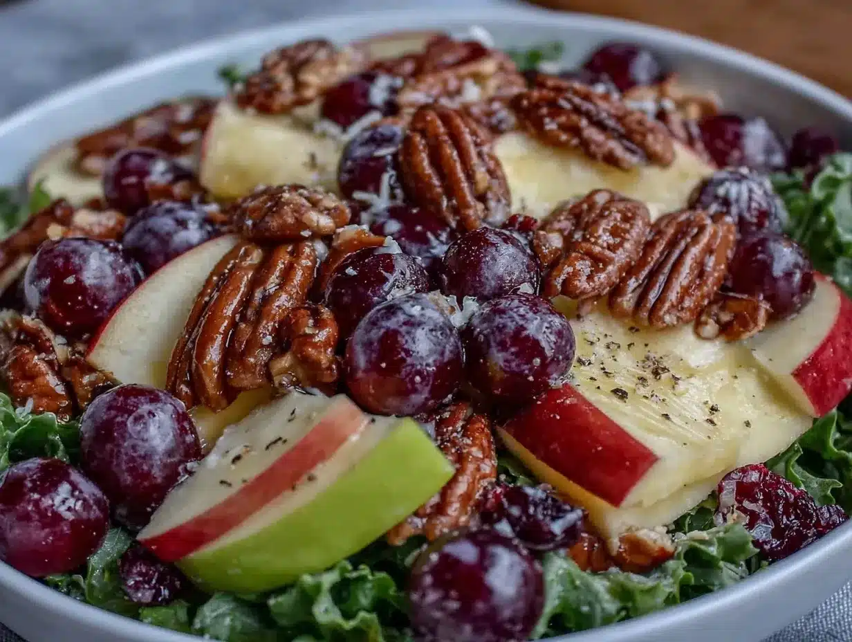 Fresh Apple Salad preparation steps