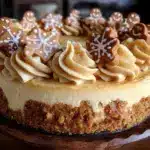 gingerbread cheesecake - featured image