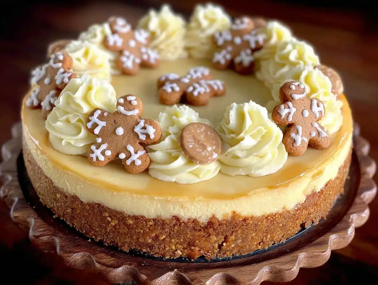 gingerbread cheesecake preparation steps