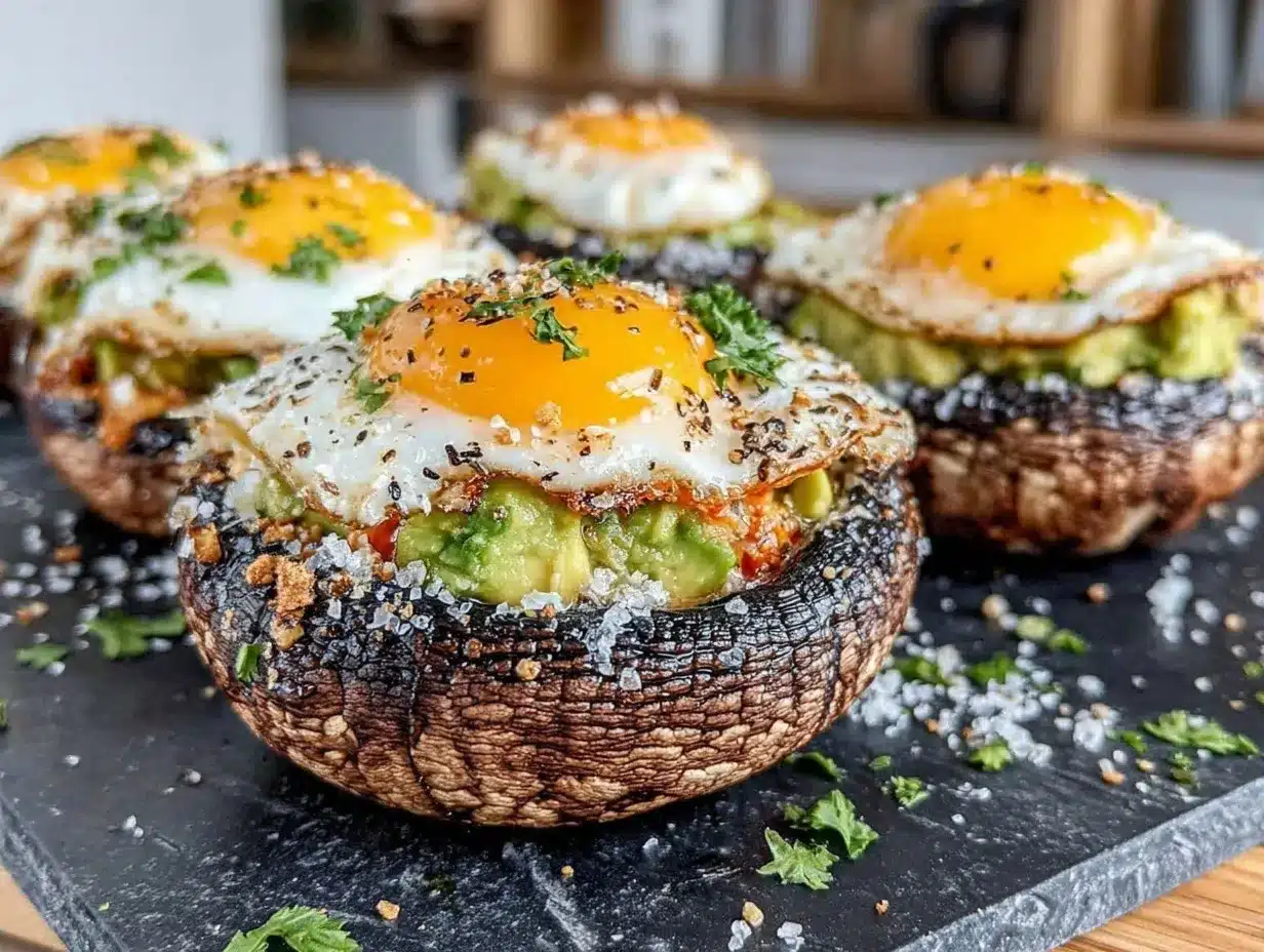 Healthy Avocado & Egg Bowls preparation steps