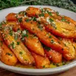 Honey Garlic Butter Roasted Carrots - featured image