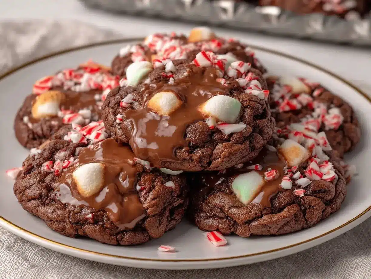 hot cocoa cookies preparation steps