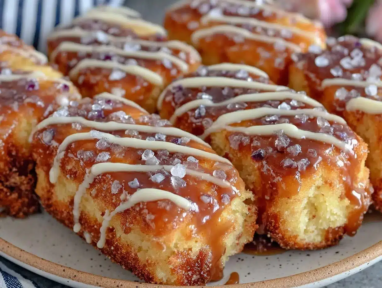 maple donut bars preparation steps