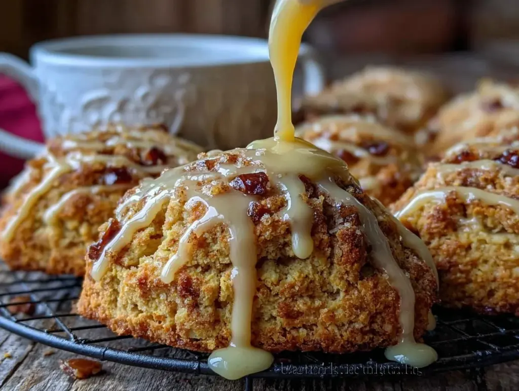 maple glazed brown sugar cinnamon scones - featured image