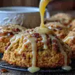 maple glazed brown sugar cinnamon scones - featured image