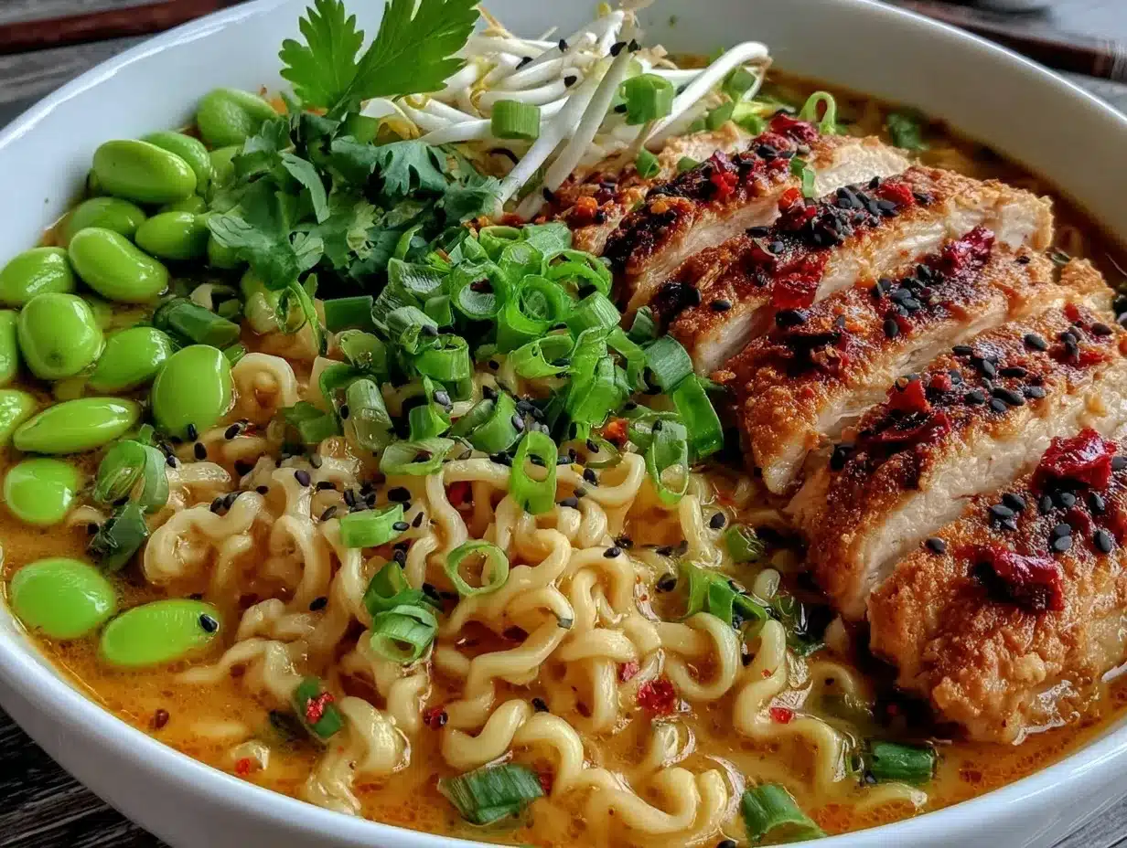 Marry Me Chicken Ramen Bowl preparation steps