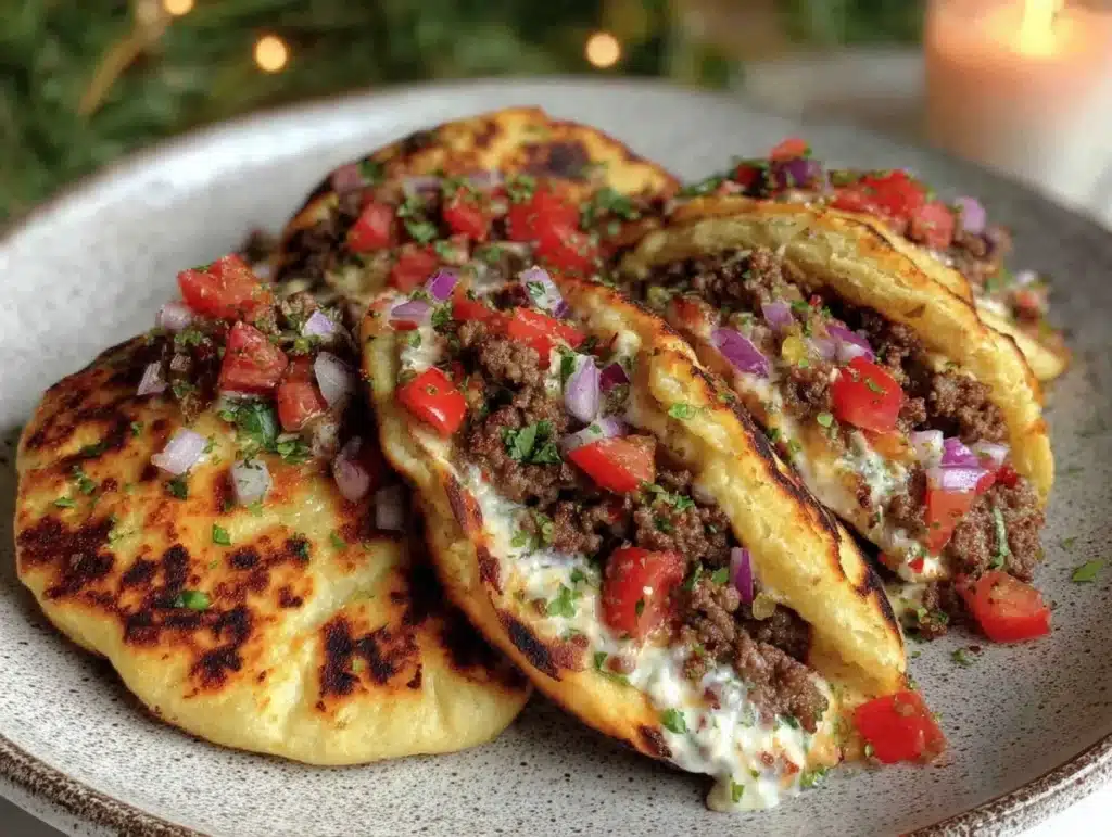 Mediterranean Ground Beef Pita Pockets - featured image