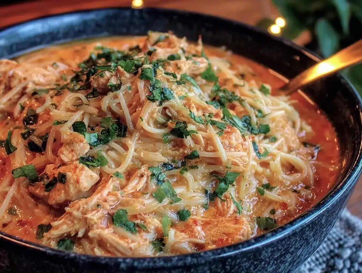 Mexican Chicken Noodle Soup preparation steps