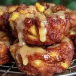 mini cinnamon apple fritters - featured image